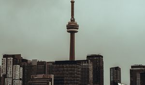 Preview wallpaper city, tower, architecture, buildings