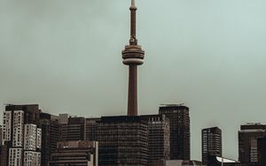 Preview wallpaper city, tower, architecture, buildings