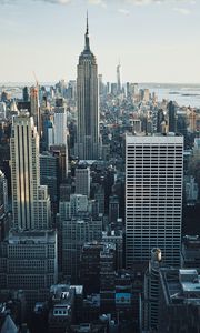 Preview wallpaper city, tower, buildings, skyscrapers