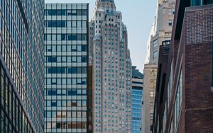 Preview wallpaper city, tower, facade, skyscraper