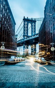 Preview wallpaper city, traffic, street, buildings