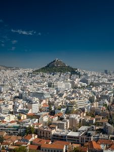 Preview wallpaper city, view from above, buildings, athens, greece, europe