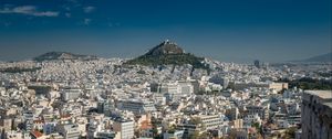 Preview wallpaper city, view from above, buildings, athens, greece, europe
