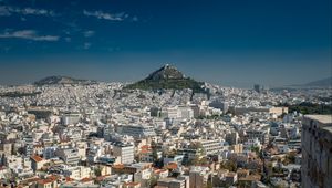 Preview wallpaper city, view from above, buildings, athens, greece, europe