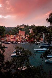 Preview wallpaper city, water, boats, harbor, coast, buildings