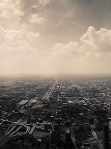 Preview wallpaper cityscape, chicago, sears, tower, city