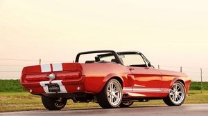 Preview wallpaper classic recreations, ford mustang, shelby, ford, gt, 500cr, convertible