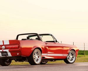 Preview wallpaper classic recreations, ford mustang, shelby, ford, gt, 500cr, convertible