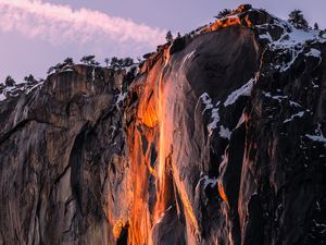 Preview wallpaper cliff, rock, mountain, stone, landscape