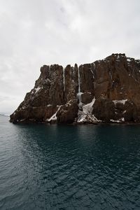 Preview wallpaper cliff, rock, sea, water, coast