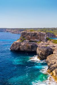 Preview wallpaper cliff, rock, stone, sea, coast