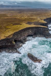 Preview wallpaper cliff, sea, rocks, landscape, nature