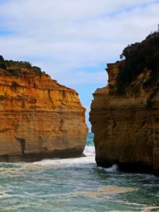 Preview wallpaper cliffs, coast, sea