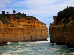 Preview wallpaper cliffs, coast, sea