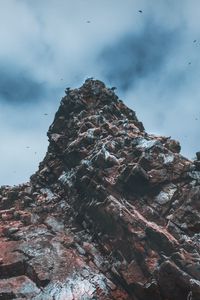Preview wallpaper cliffs, rocks, birds, islas ballestas, peru