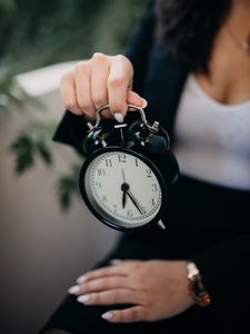 Preview wallpaper clock, alarm clock, hand, time