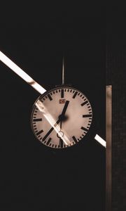 Preview wallpaper clock, dial, dark, analog