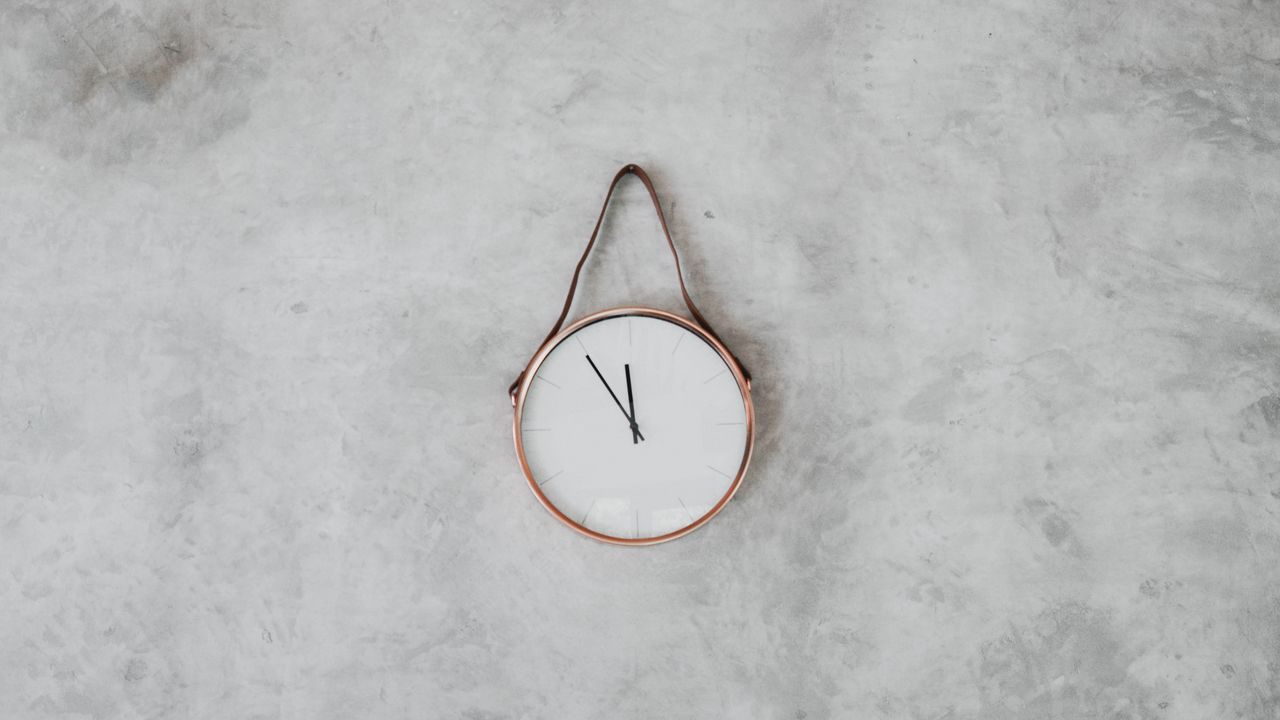 Wallpaper clock, dial, time, wall, texture