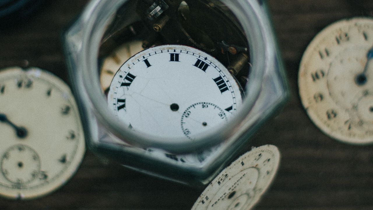 Wallpaper clock, dial, time, numbers, mechanism