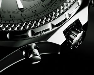 Preview wallpaper clock, mechanism, dial, black white