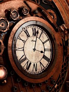 Clock old mobile, cell phone, smartphone wallpapers hd, desktop backgrounds  240x320, images and pictures