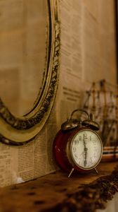 Preview wallpaper clock, mirror, interior, vintage