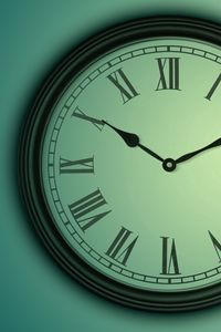 Preview wallpaper clock, time, dial, saying, sage