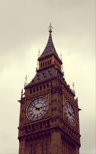 Preview wallpaper clock, tower, architecture