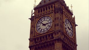 Preview wallpaper clock, tower, architecture