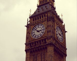 Preview wallpaper clock, tower, architecture