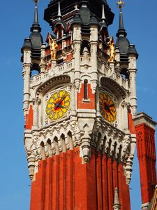 Preview wallpaper clock, tower, architecture, france