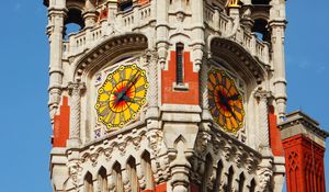 Preview wallpaper clock, tower, architecture, france