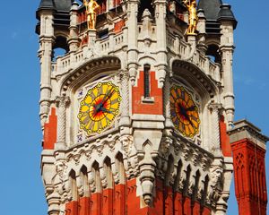 Preview wallpaper clock, tower, architecture, france