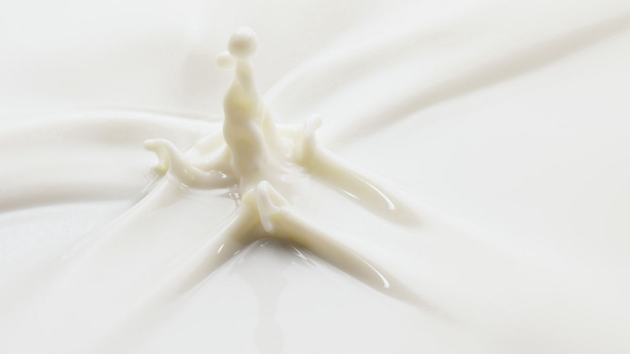 Wallpaper close-up, white, milk, liquid, spray