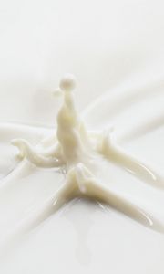 Preview wallpaper close-up, white, milk, liquid, spray