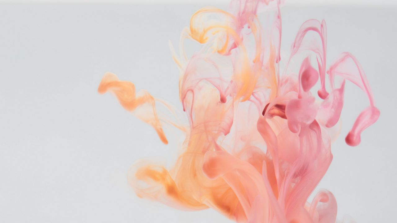 Wallpaper clot, ink, liquid, pink, dissolve
