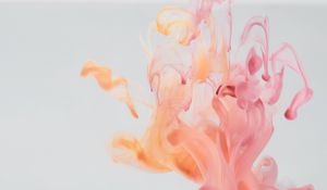 Preview wallpaper clot, ink, liquid, pink, dissolve