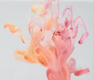 Preview wallpaper clot, ink, liquid, pink, dissolve