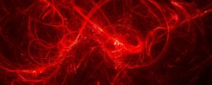 Preview wallpaper clot, light, abstraction, glow, red