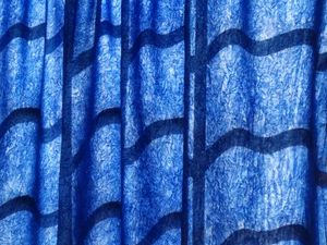 Preview wallpaper cloth, folds, blue, wavy