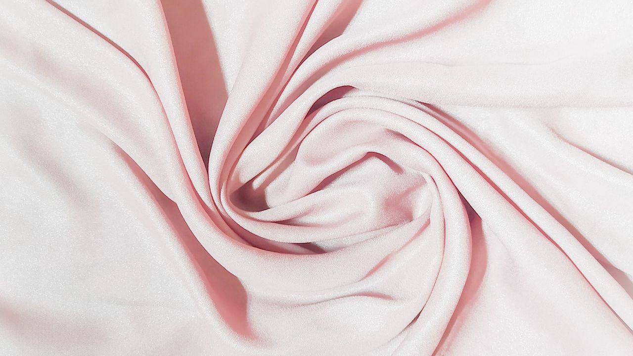 Wallpaper cloth, folds, curl, spiral, pink