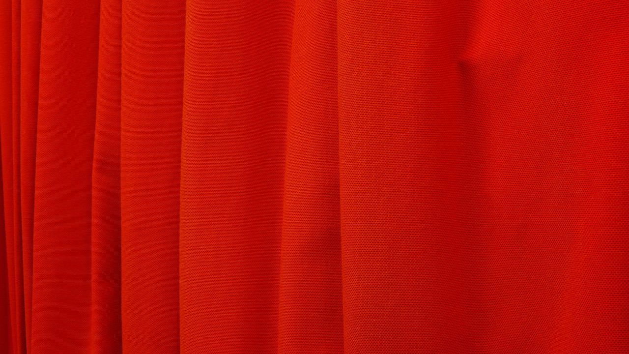 Wallpaper cloth, folds, texture, red