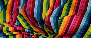 Preview wallpaper cloth, multicolored, stripes, texture