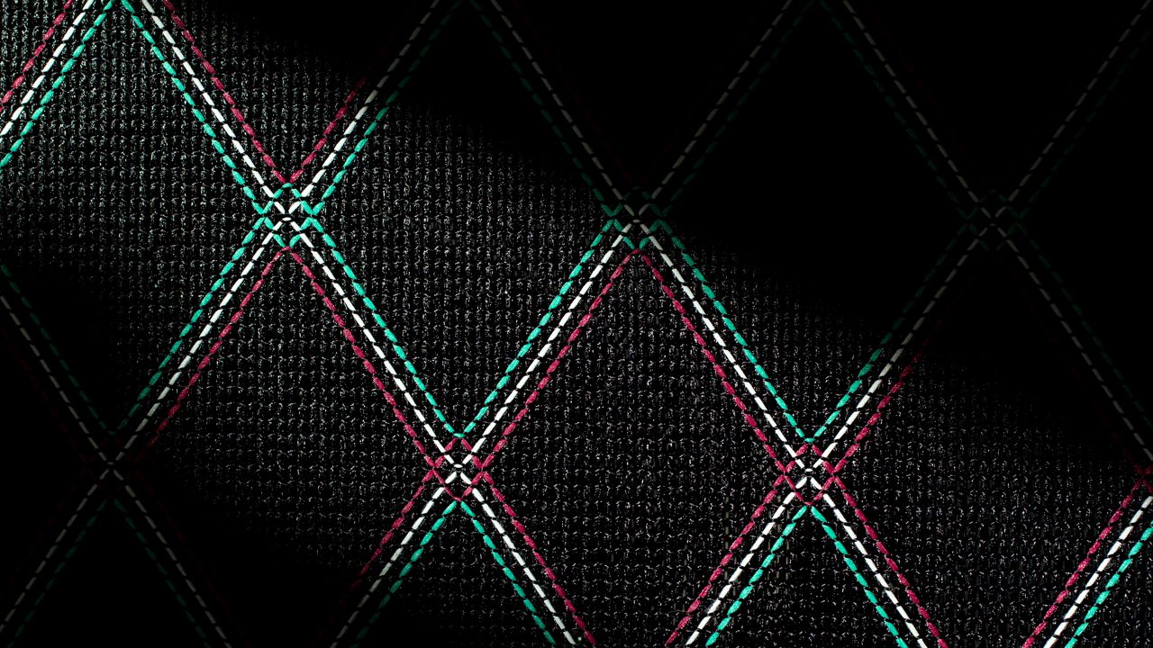 Wallpaper cloth, thread, texture, black