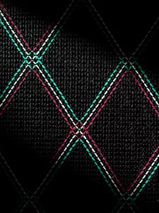 Preview wallpaper cloth, thread, texture, black