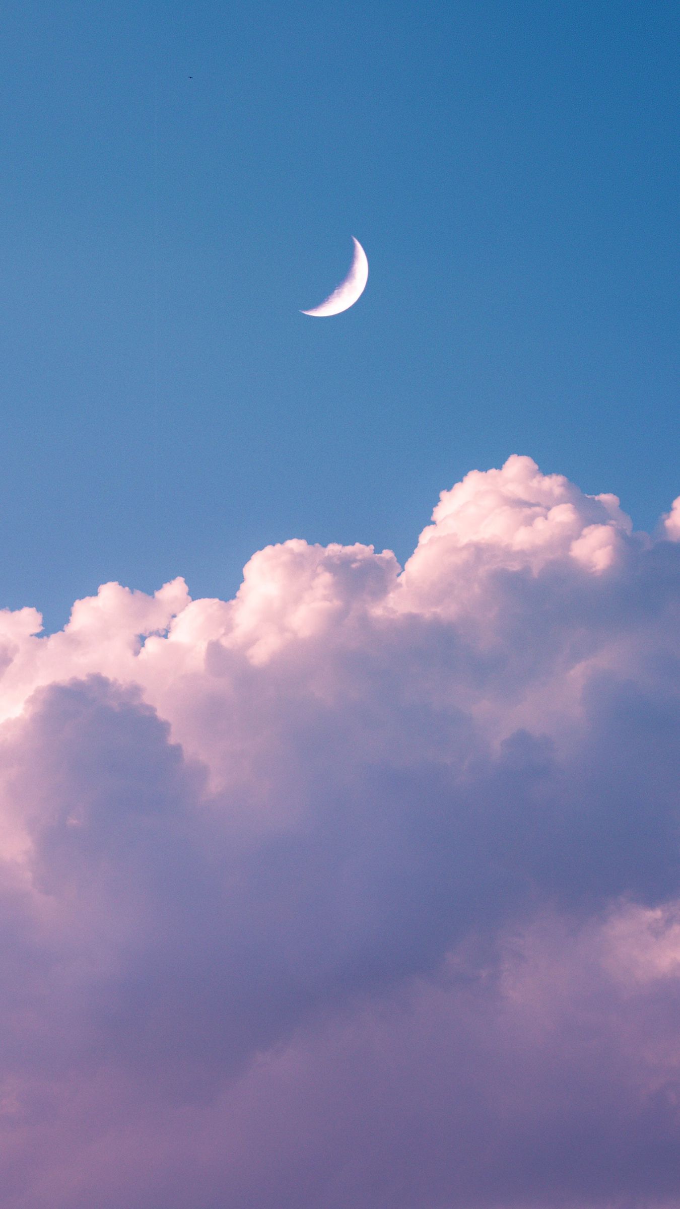 Download wallpaper 1350x2400 cloud, moon, sky iphone 8+/7+/6s+/6+ for  parallax hd background