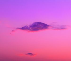 Preview wallpaper cloud, pink, sky