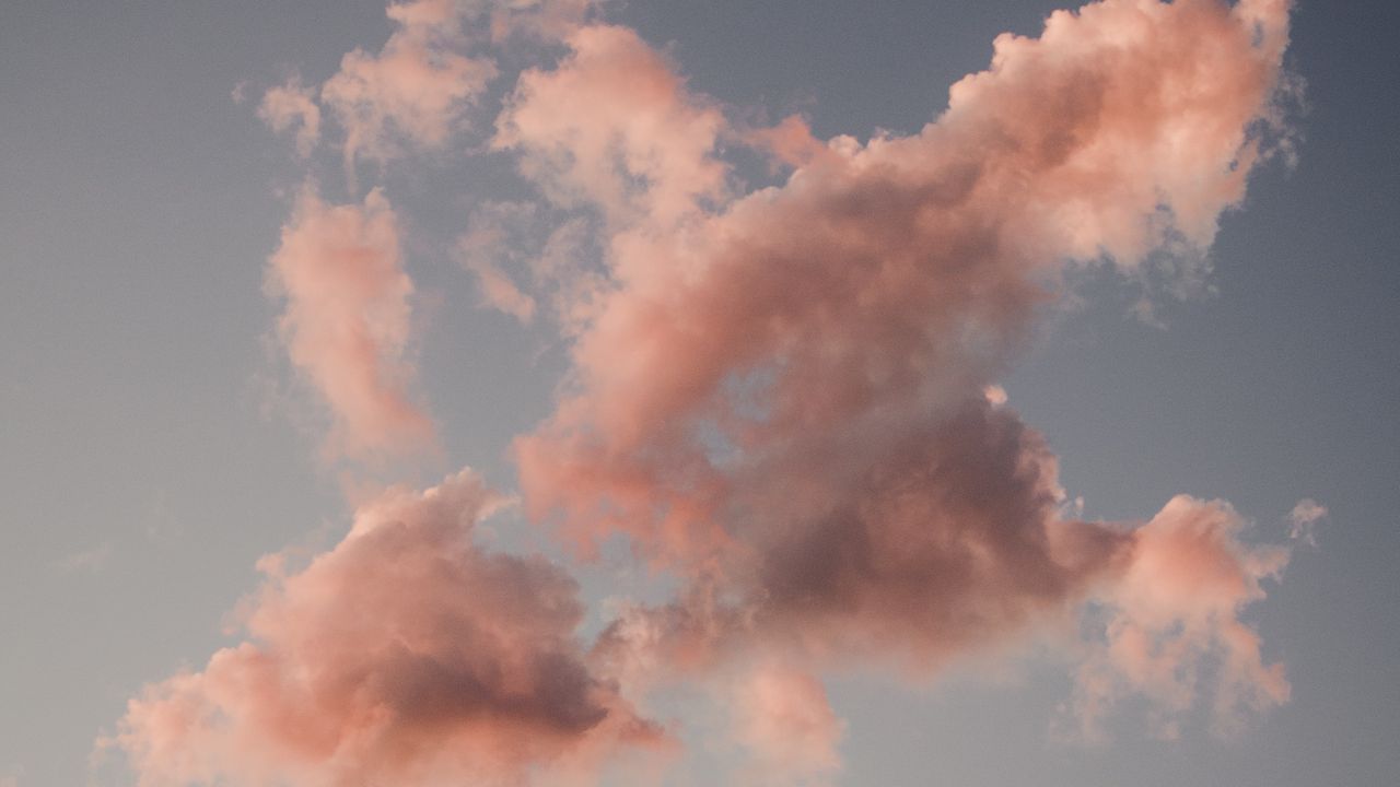 Wallpaper cloud, pink, sky, atmosphere