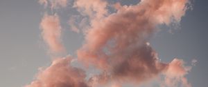 Preview wallpaper cloud, pink, sky, atmosphere