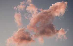 Preview wallpaper cloud, pink, sky, atmosphere